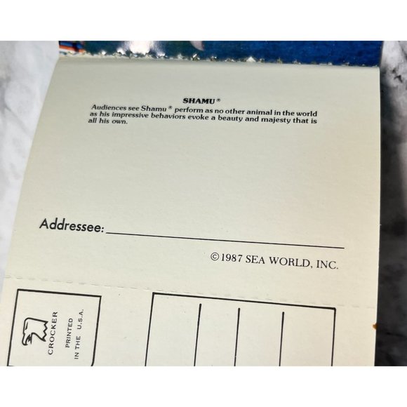 Sea World Postcard Mini Photos Booklet Vintage 70s San Diego CA 7 Postcards - Picture 5 of 12
